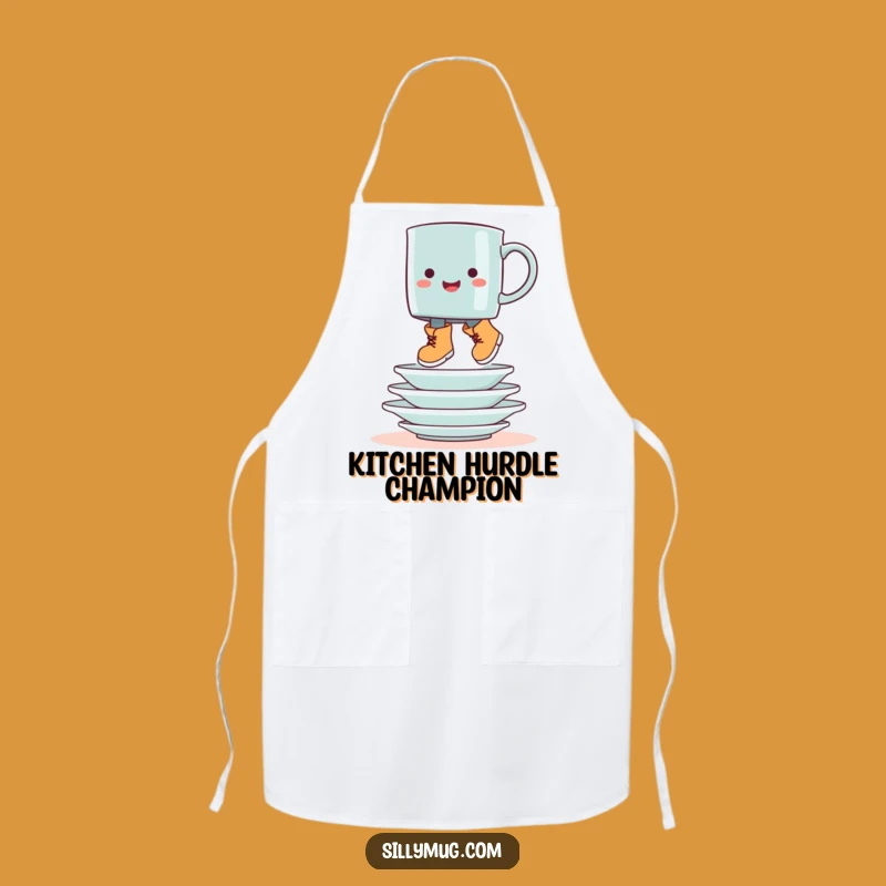 Funny Booted Mug Hop Apron - Cook with Gleeful and Humorous Style!