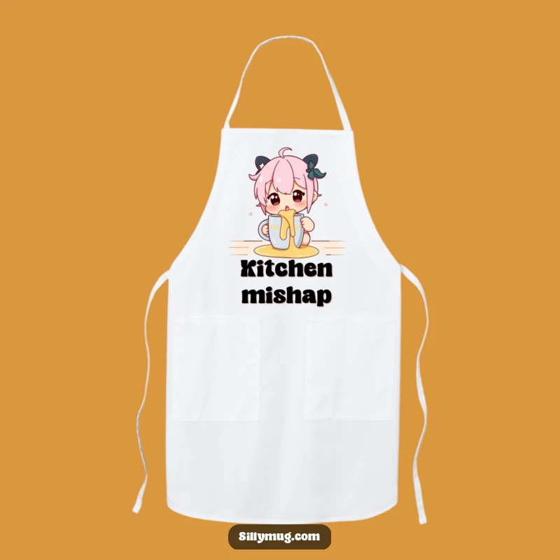Funny Spill Surprise Apron: Kitchen Protection with a Laugh