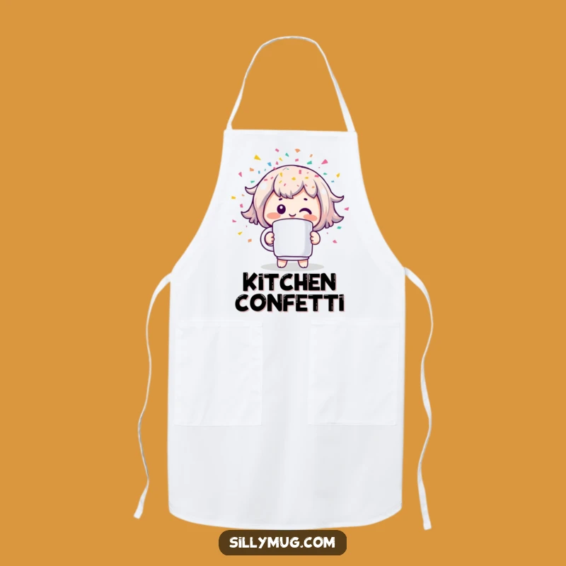 Confetti Party Chef Apron: Funny Kitchen Celebrations!