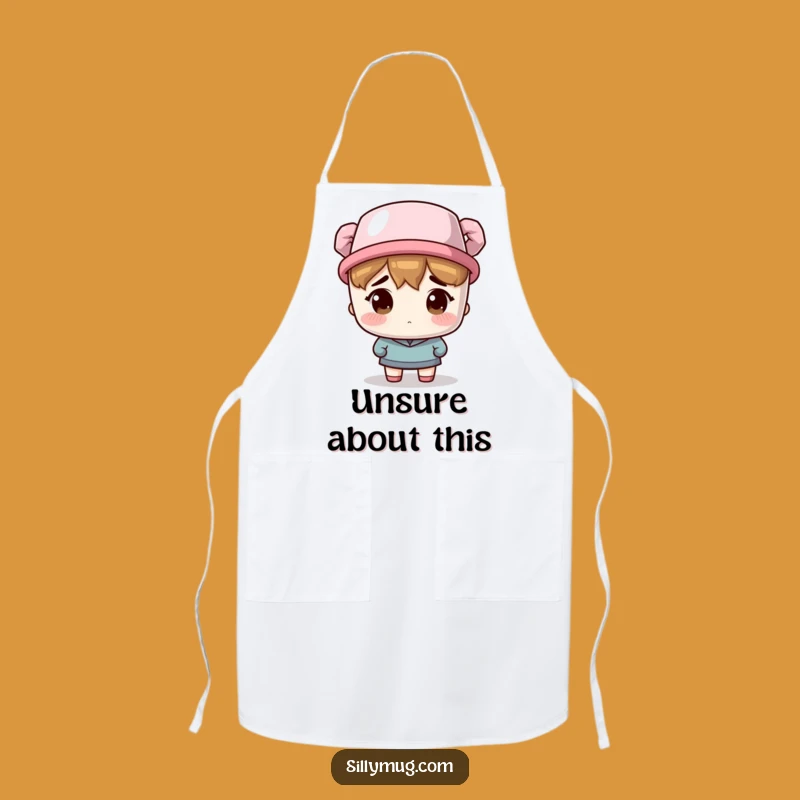 Funny Bewildered Mug Hat Apron: Kitchen Humor, Hilarious Funny Gift for Cooks