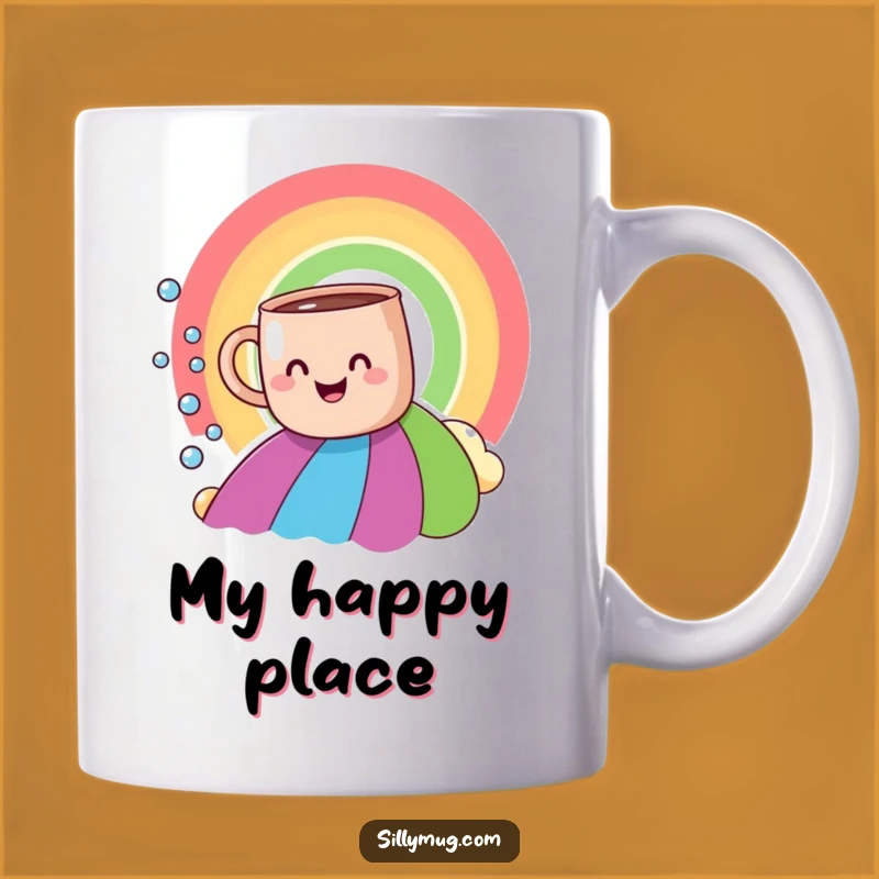 Funny Smiling Mug Rainbow Slide Mug - The Most Joyful and Humorous Gift Ever!
