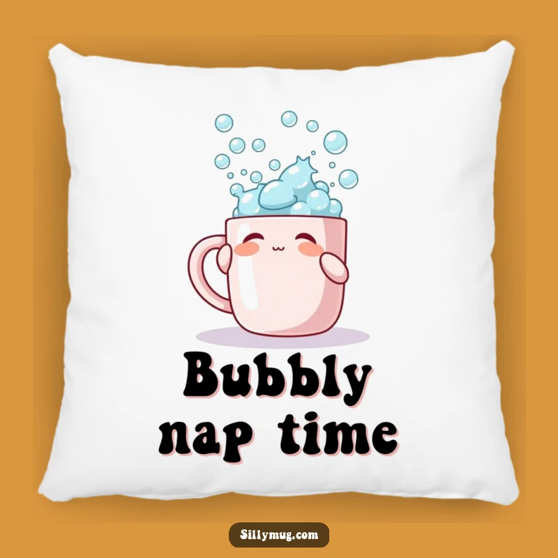Funny Bubble Overflow Pillow: Cozy Comfort with Bubbly Charm