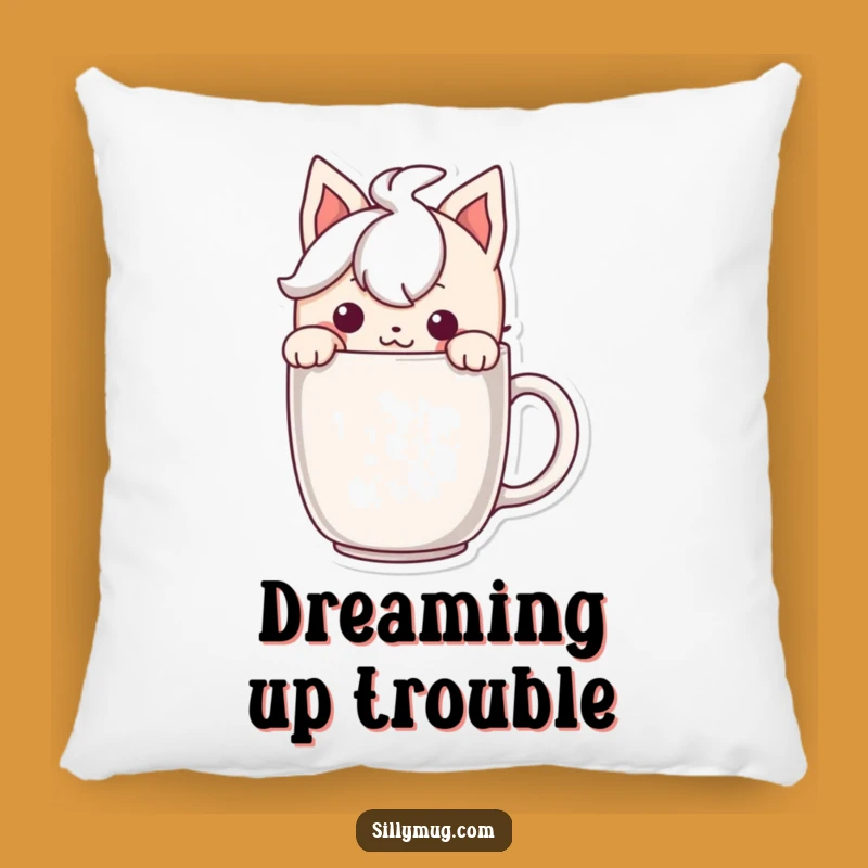 Funny Mischief Pillow: Cozy Comfort for Your Playful Side