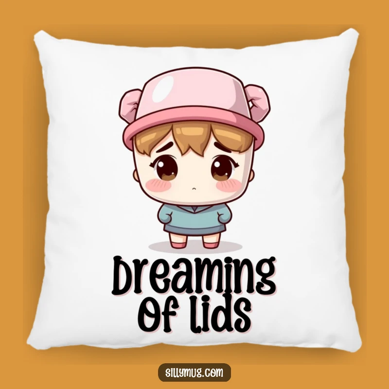 Funny Bewildered Mug Hat Pillow: Cozy Cushion, Hilarious Funny Gift for Comfort