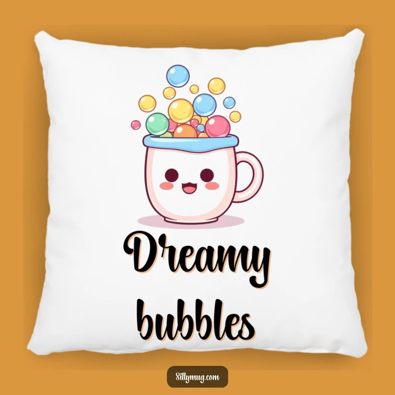 Funny Kawaii Bubble Pillow: Cozy Up with Surprised Character, A Humorous Gift