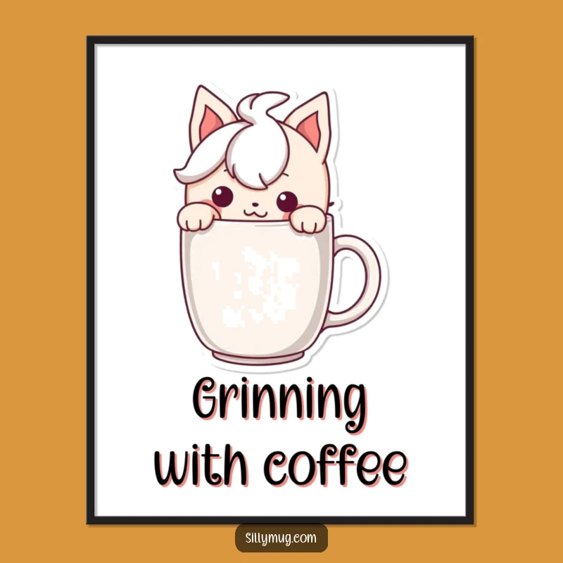 Funny Mischief Digital Art Print: Playful Decor with a Wink