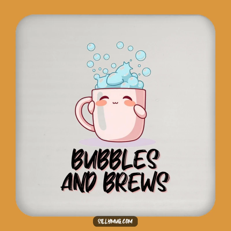 Funny Bubble Overflow Coaster: Protect Surfaces with Playful Suction