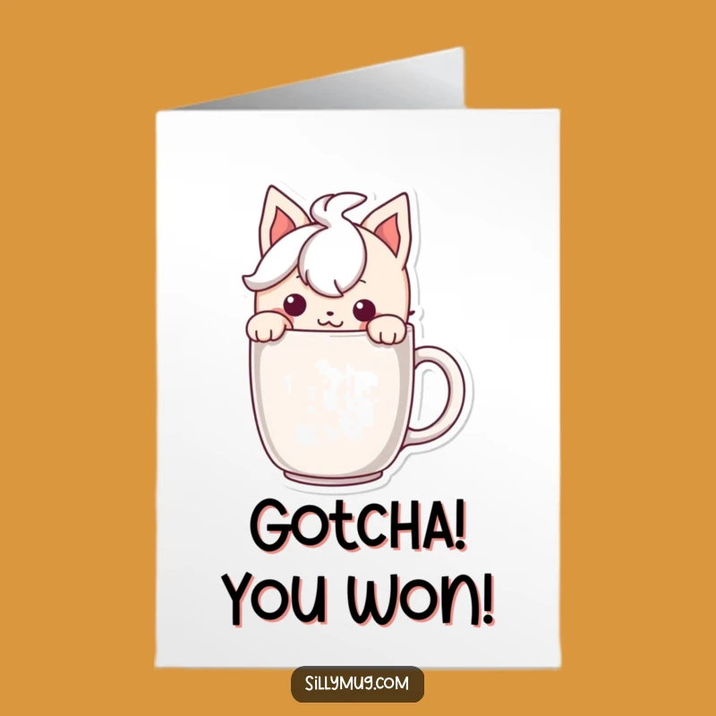 Free Printable Congrats Card: Funny Secretive Smile Downloadable Gift