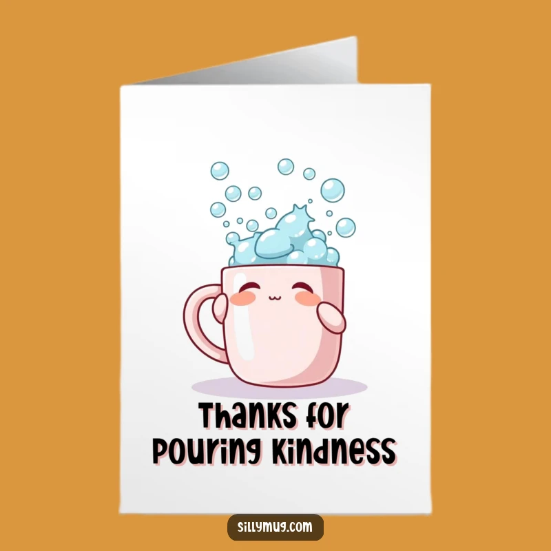 Free Printable Thank You Card: Funny Bubble Surprise Downloadable Gift